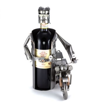 WINE BOTTLE HOLDER ROCKER WITH CHOPPER