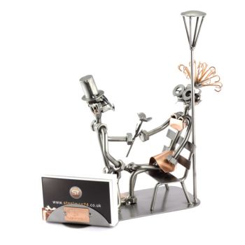 HEIRATSANTRAG MIT VISITENKARTEN-HALTER