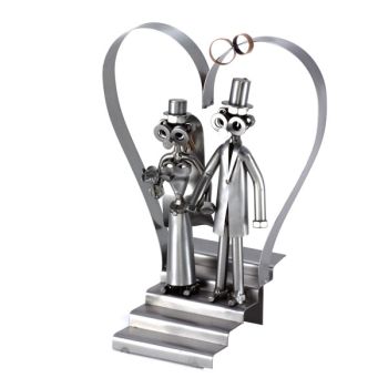 HOCHZEITSPAAR MIT HERZ - SCHRAUBENM