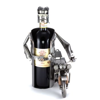 WINE BOTTLE HOLDER ROCKER WITH CHOPPER