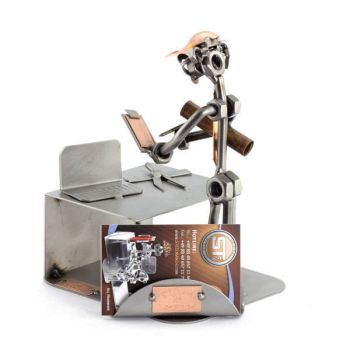 INGENIEUR MIT VISITENKARTEN-HALTER