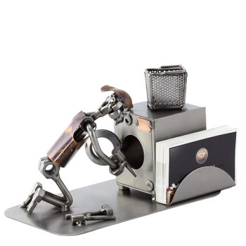 WASHING MACHINE MECHANIC WITH BUSINESS CARD HOLDER