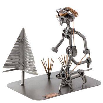 JOGGER (FEMALE) WITH HER DOG