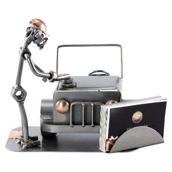 VEHICLE REFURBISHER WITH BUSINESS CARD HOLDER