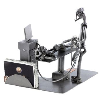 GASTROENTEROLOGIST WITH BUSINESS CARD HOLDER