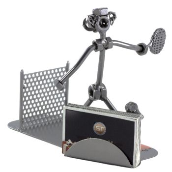 PADDLE TENNIS WITH BUSINESS CARD HOLDER